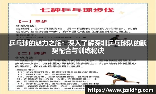 乒乓球的魅力之旅：深入了解深圳乒乓球队的默契配合与训练秘诀